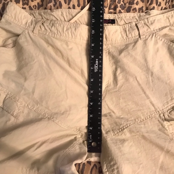 Canyon Creek tan XXL climate control lightweight  convertible zip cargo pants - Picture 8 of 13